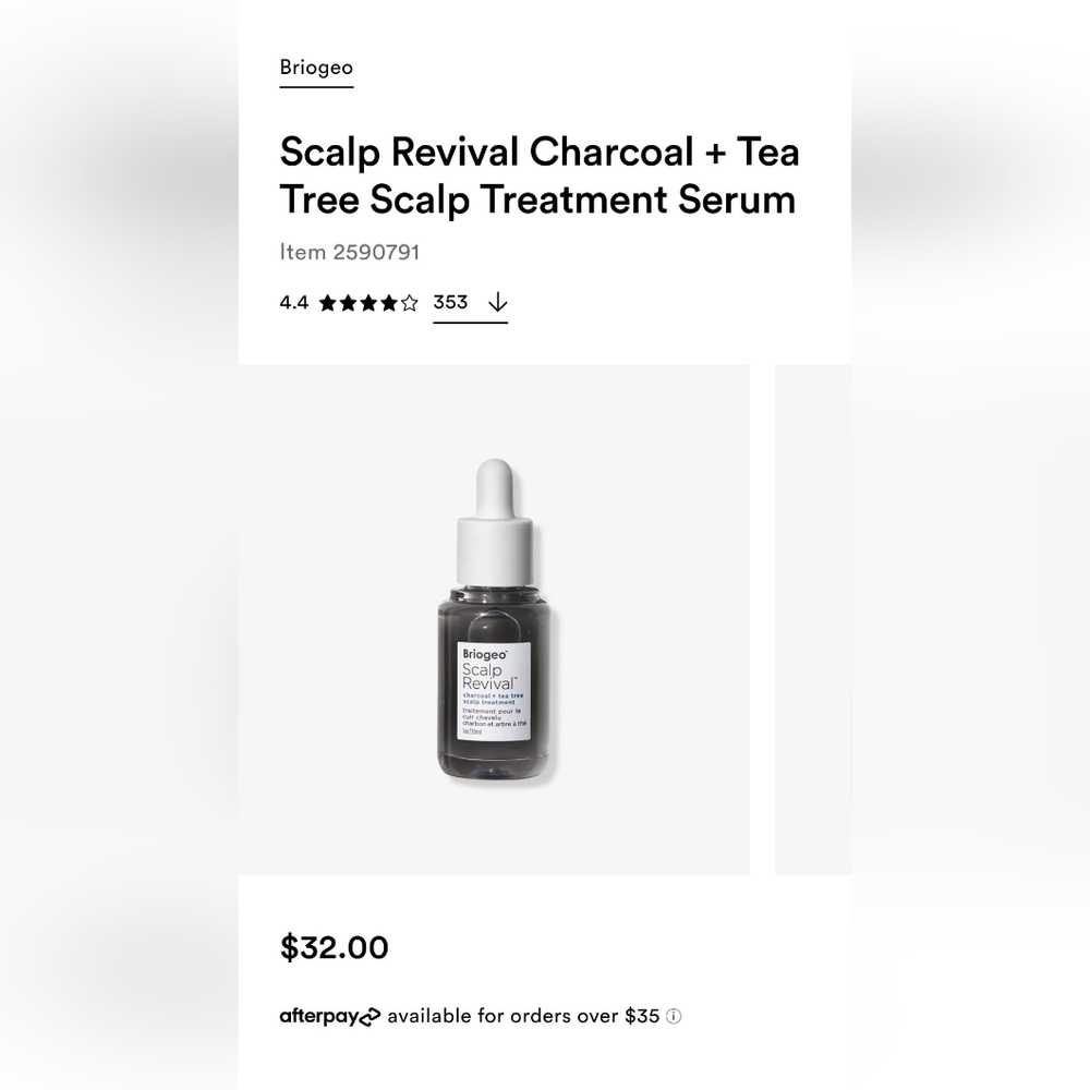 Briogeo scalp revival